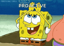 SpongeBob proactive